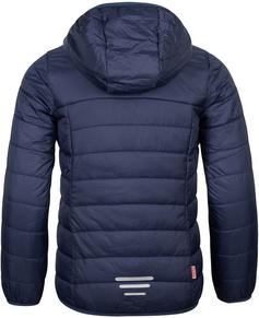 Rückansicht von Trollkids Eikefjord Steppjacke Kinder navy-fireberry