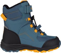 Rückansicht von Trollkids Hafjell XT Stiefel Kinder steel blue-mango-black