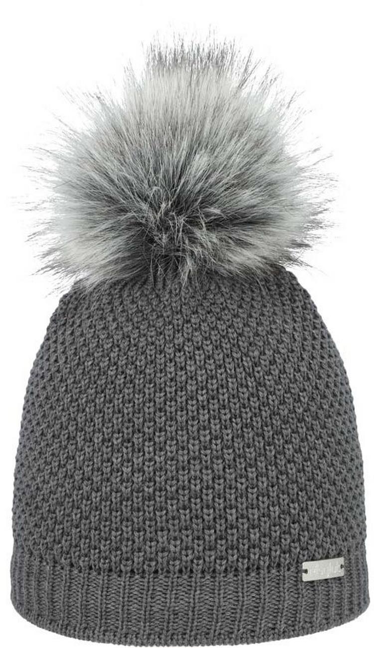 Eisglut Eisglut XENAL REWOOLIFE Bommelm&uuml;tze Damen - grau melange - 0 | SportScheck