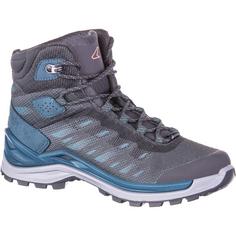 Rückansicht von Lowa GTX FERROX MID Wanderschuhe Damen anthrazit-rauchgrün