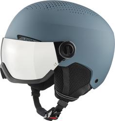 ALPINA Arber Visor Q-Lite Skihelm dirt-blue matt