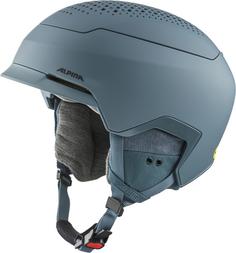 ALPINA Banff Mips Skihelm dirt-blue matt