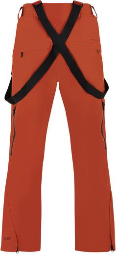 Rückansicht von Protest MIIKKA Skihose Herren brick orange