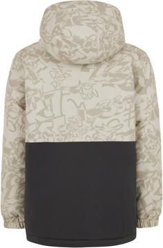 Rückansicht von Protest FODY Snowboardjacke Kinder bamboobeige