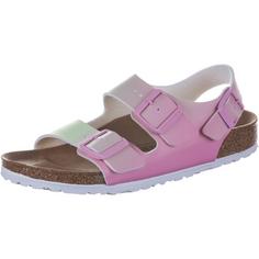 Birkenstock Milano Sandalen Damen candy pink-faded lime