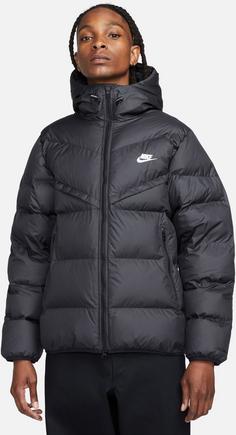 Rückansicht von Nike Steppjacke Herren black-black-sail