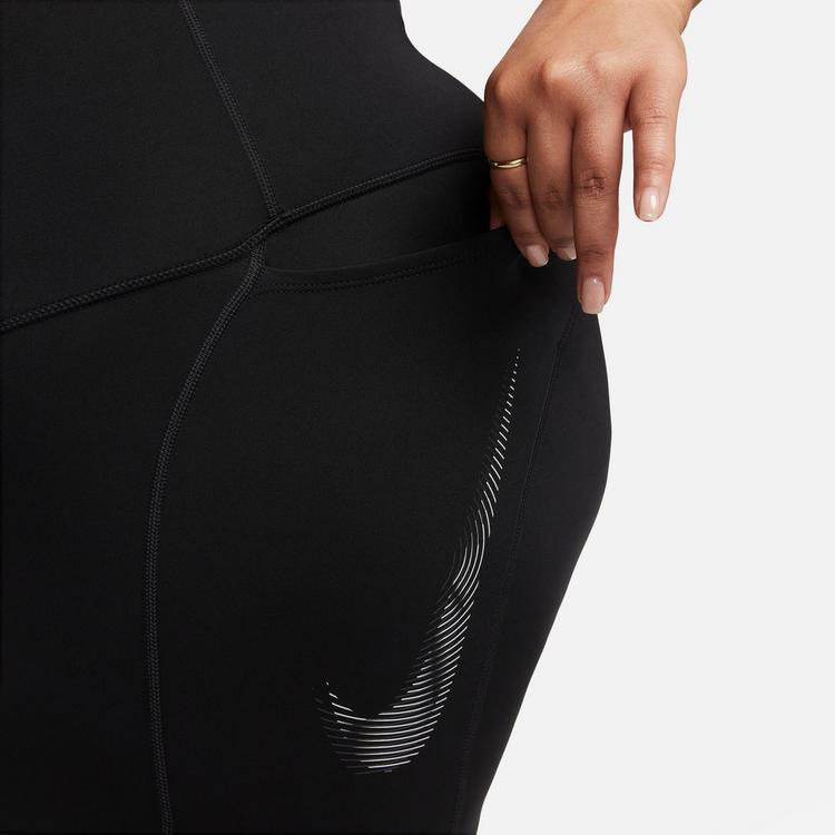 Nike Nike DRI FIT FAST Lauftights Damen - black-cool grey - 7 | SportScheck