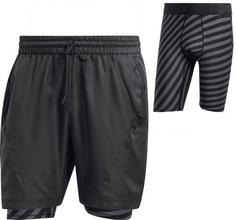 adidas 2N1 Pro Tennisshorts Herren black