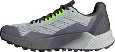 Rückansicht von adidas TERREX AGRAVIC FLOW Trailrunning Schuhe Damen wonder silver-lucid lemon