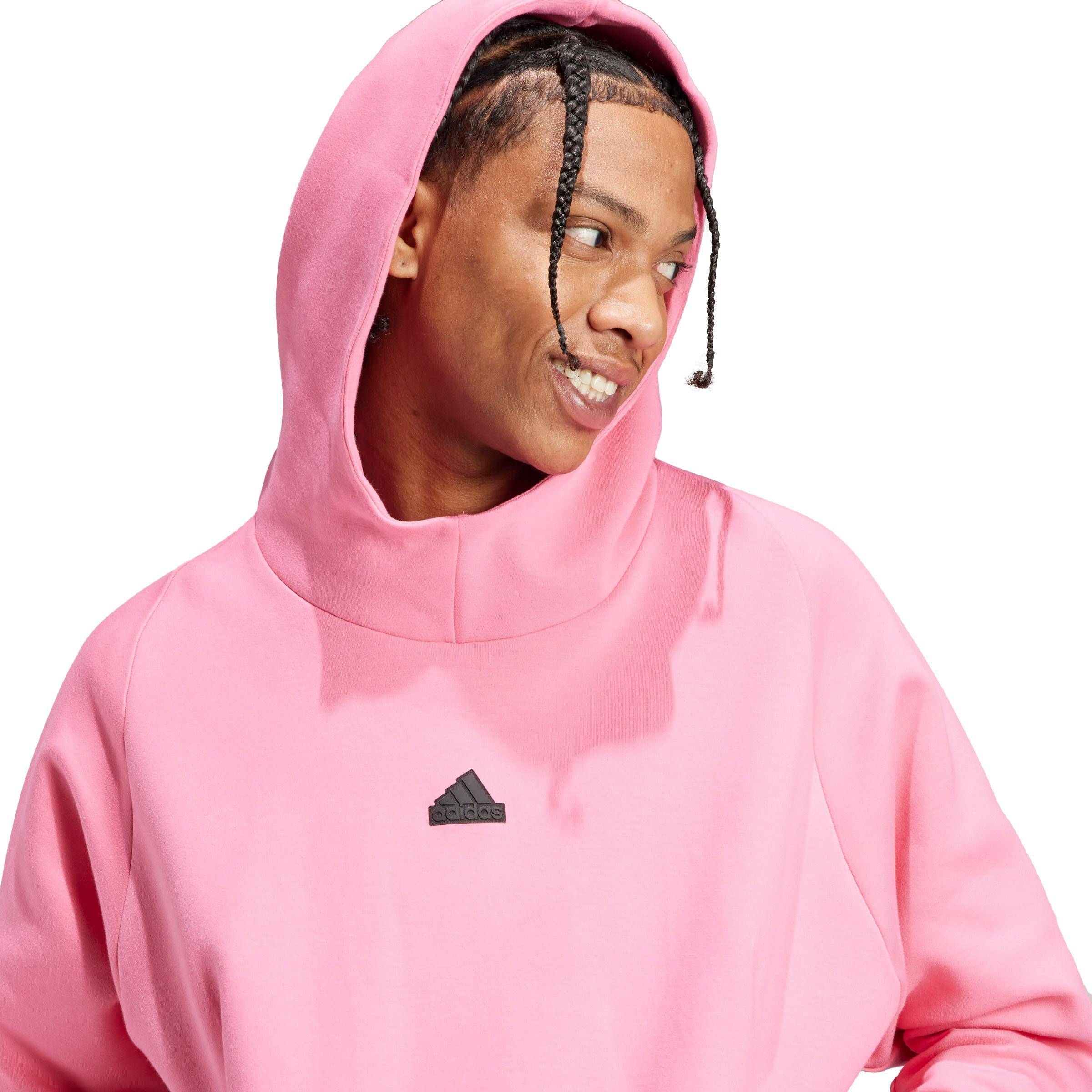 Adidas pink mens hoodie best sale