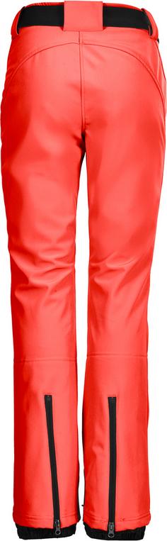 Rückansicht von KILLTEC KSW 221 WMN SKI SFTSHLL PNTS Softshellhose Damen neon-coral