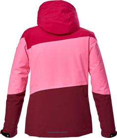 Rückansicht von KILLTEC KOW 170 Skijacke Kinder pink