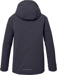 Rückansicht von KILLTEC KOW 159 Outdoorjacke Kinder schwarz blau