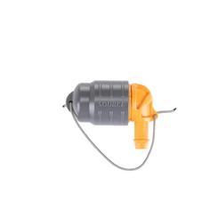 Rückansicht von Source Helix valve Kit Trinkschlauch orange