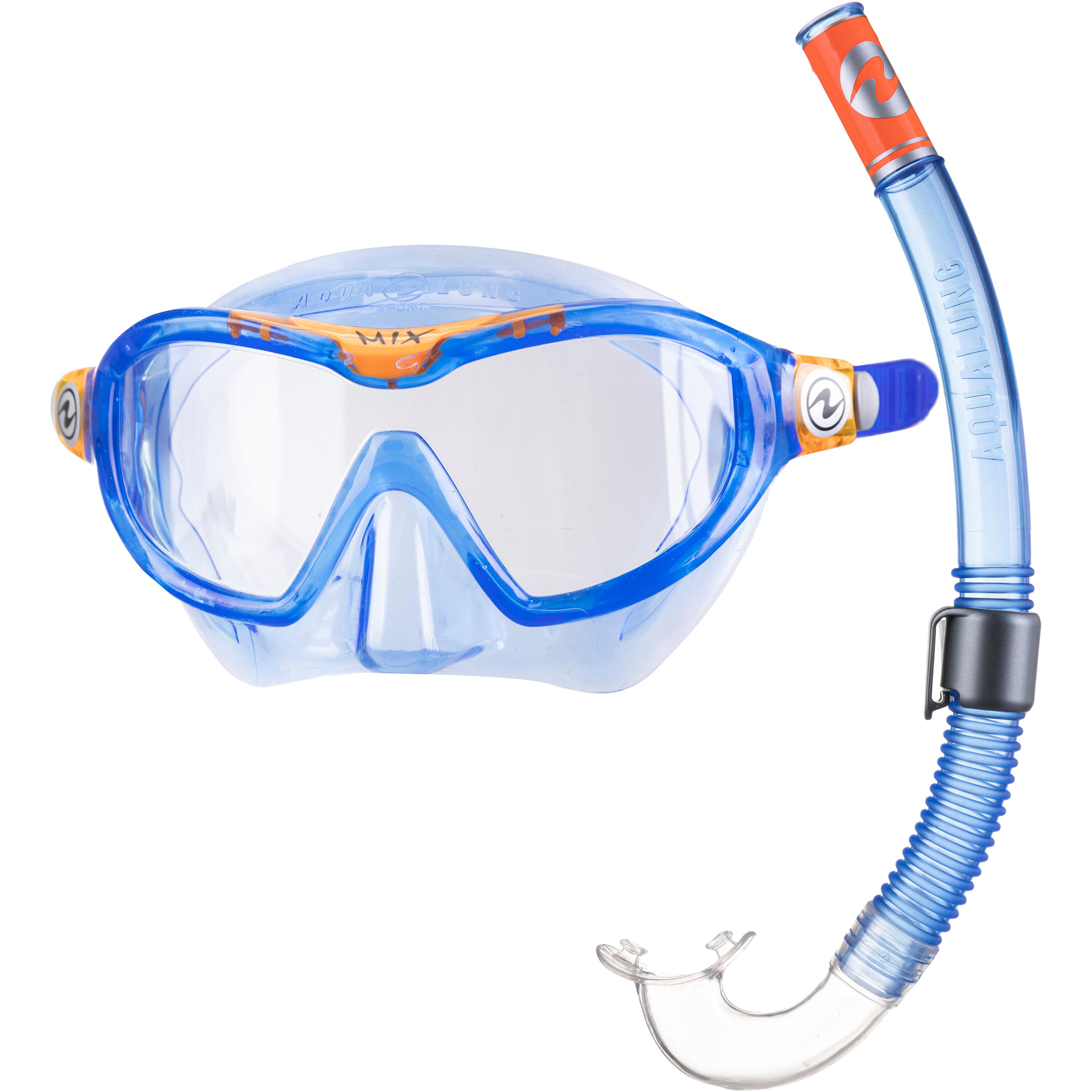 AQUA LUNG Mix Combo Schnorchelset Kinder blue-orange