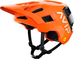POC Kortal Race MIPS Fahrradhelm fluorescent orange-black matt