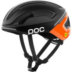 POC Omne Beacon MIPS Fahrradhelm fluorescent orange-black matt