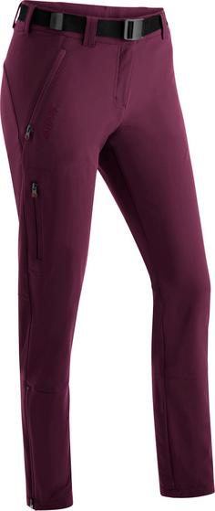 Maier Sports Lana Slim Trekkinghose Damen cherry wine