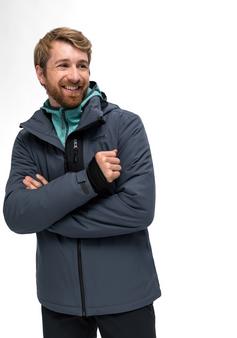 Rückansicht von Maier Sports Calima Skijacke Herren graphite-black