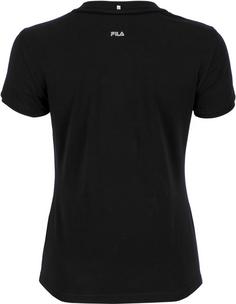 Rückansicht von FILA Mara Tennisshirt Damen black