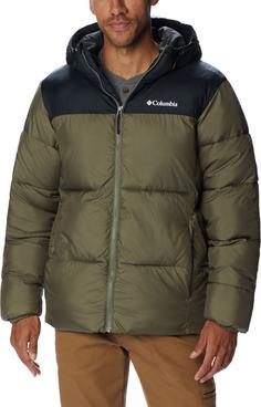 Rückansicht von Columbia Puffect Steppjacke Herren stone green-black