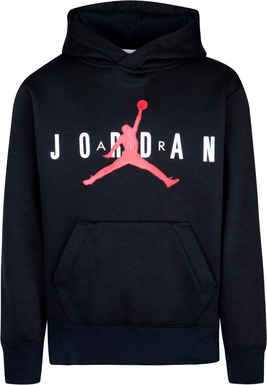 Black and red jordan sweater on sale