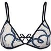 Tommy Hilfiger TRIANGLE FIXED RP PRINT Bikini Oberteil Damen - wuw-wlw rope print
