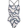 Tommy Hilfiger ONE PIECE PRINT Badeanzug Damen - wuw-wlw rope print