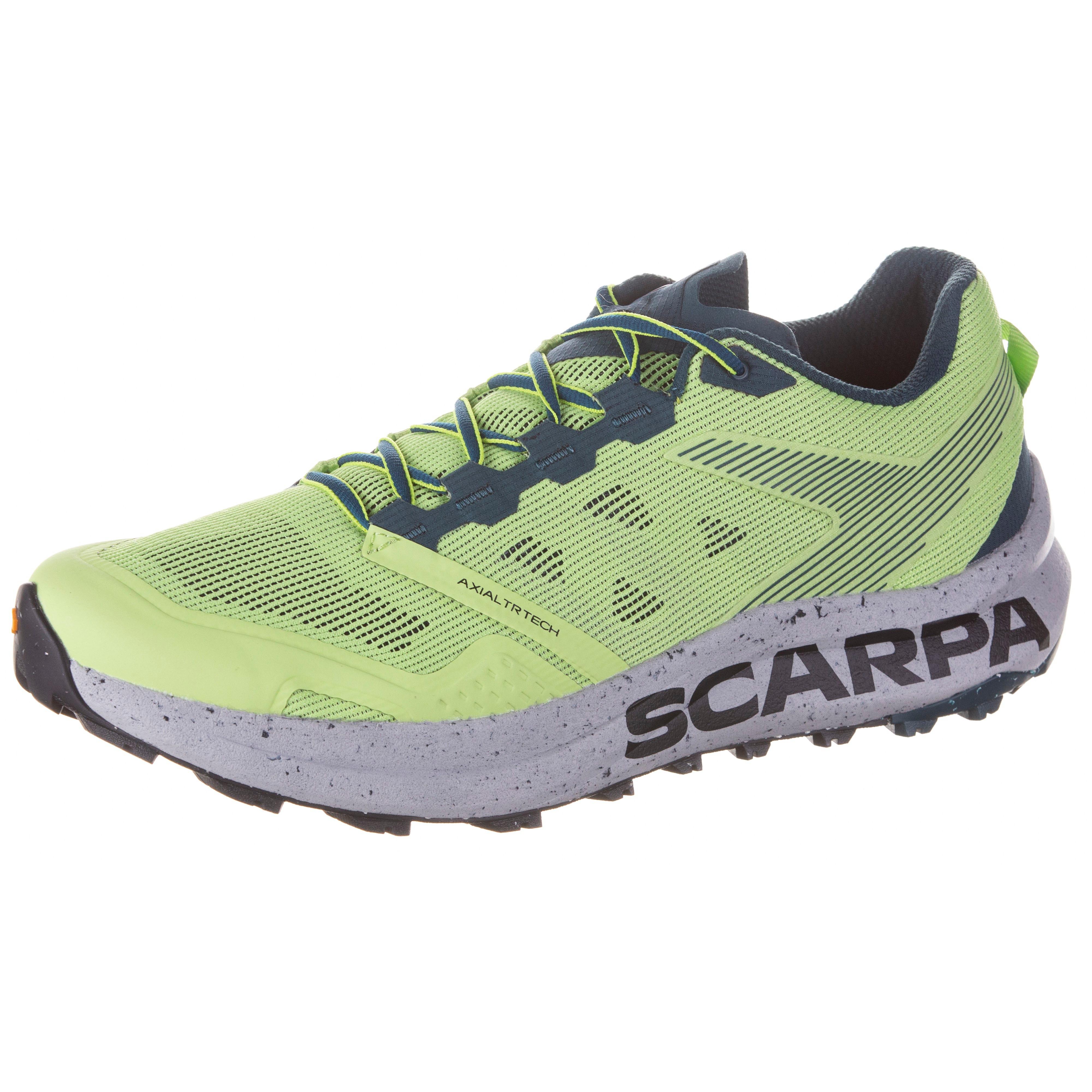Scarpa Spin Planet Trailrunning Schuhe Herren sunny green-petrol