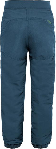 Rückansicht von VAUDE Caprea Warmlined III Thermohose Kinder dark sea