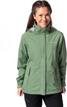 Rückansicht von VAUDE Escape Light Regenjacke Damen willow green