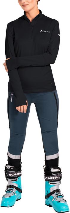 Rückansicht von VAUDE Livigno II Fleeceshirt Damen black uni