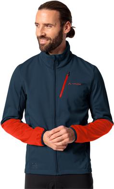 Rückansicht von VAUDE Matera Softshelljacke Herren dark sea