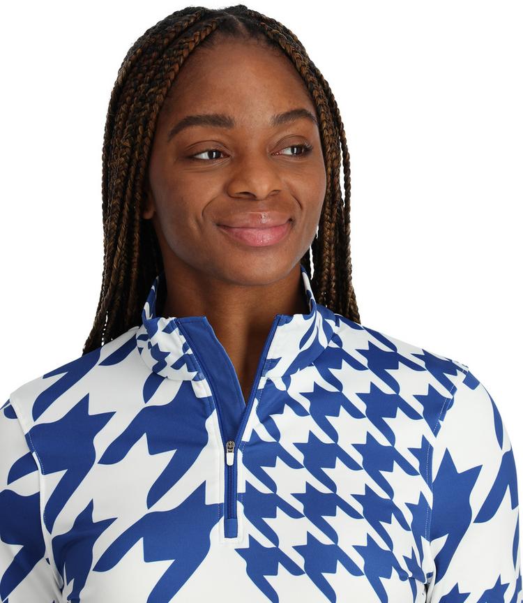 Spyder Spyder HOUNDSTOOTH Funktionsshirt Damen - electric blue - 2 | SportScheck