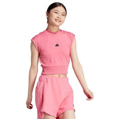 Rückansicht von adidas Z.N.E Funktionsshirt Damen pink fusion