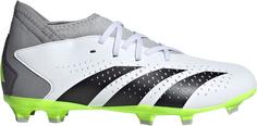 adidas PREDATOR ACCURACY.3 FG J Fußballschuhe Kinder ftwr white-core black-lucid lemon