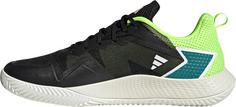 Rückansicht von adidas Defiant Speed M clay Tennisschuhe Herren core black-off white-bright royal