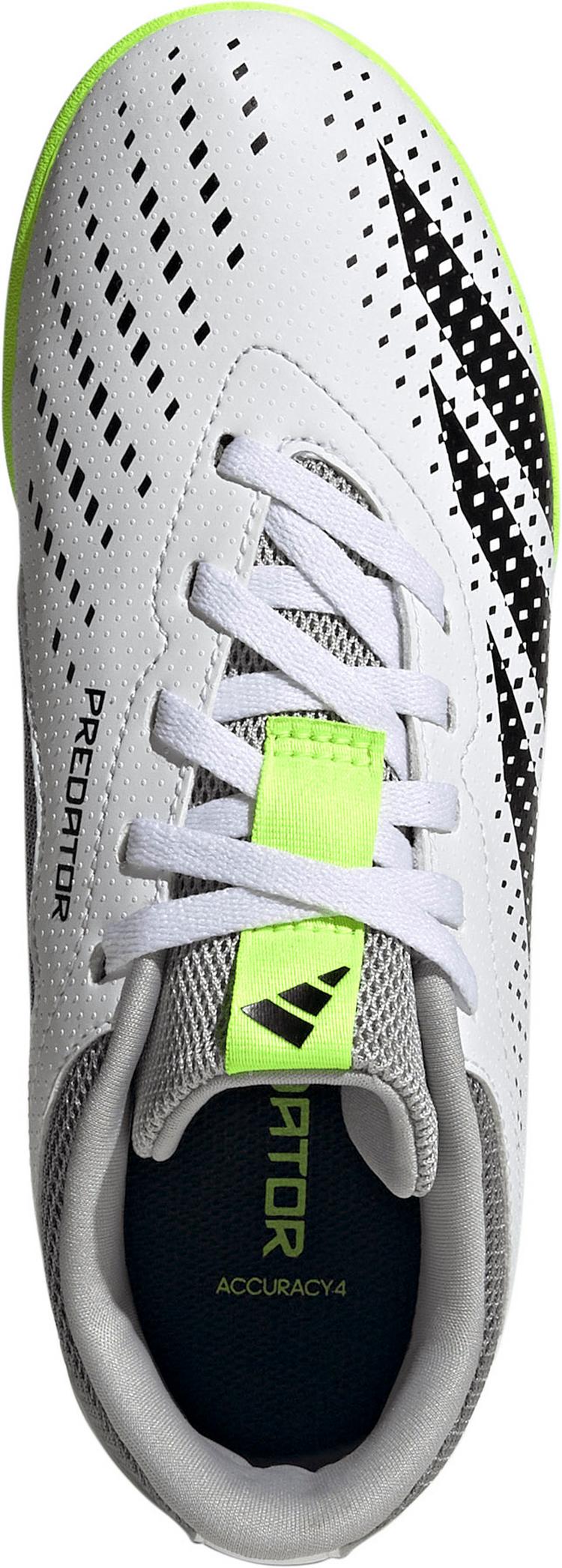 adidas adidas PREDATOR ACCURACY.4 IN SALA J Fu&szlig;ballschuhe Kinder - ftwr white-core black-lucid lemon - 0 | SportScheck