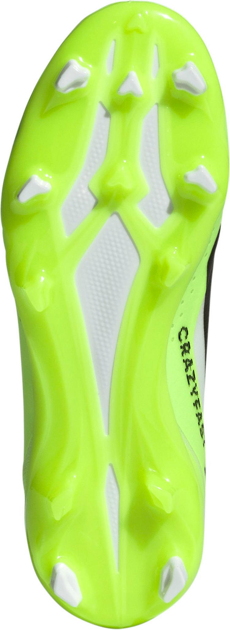 adidas adidas X CRAZYFAST.3 Laceless FG J Fu&szlig;ballschuhe Kinder - ftwr white-core black-lucid lemon - 1 | SportScheck