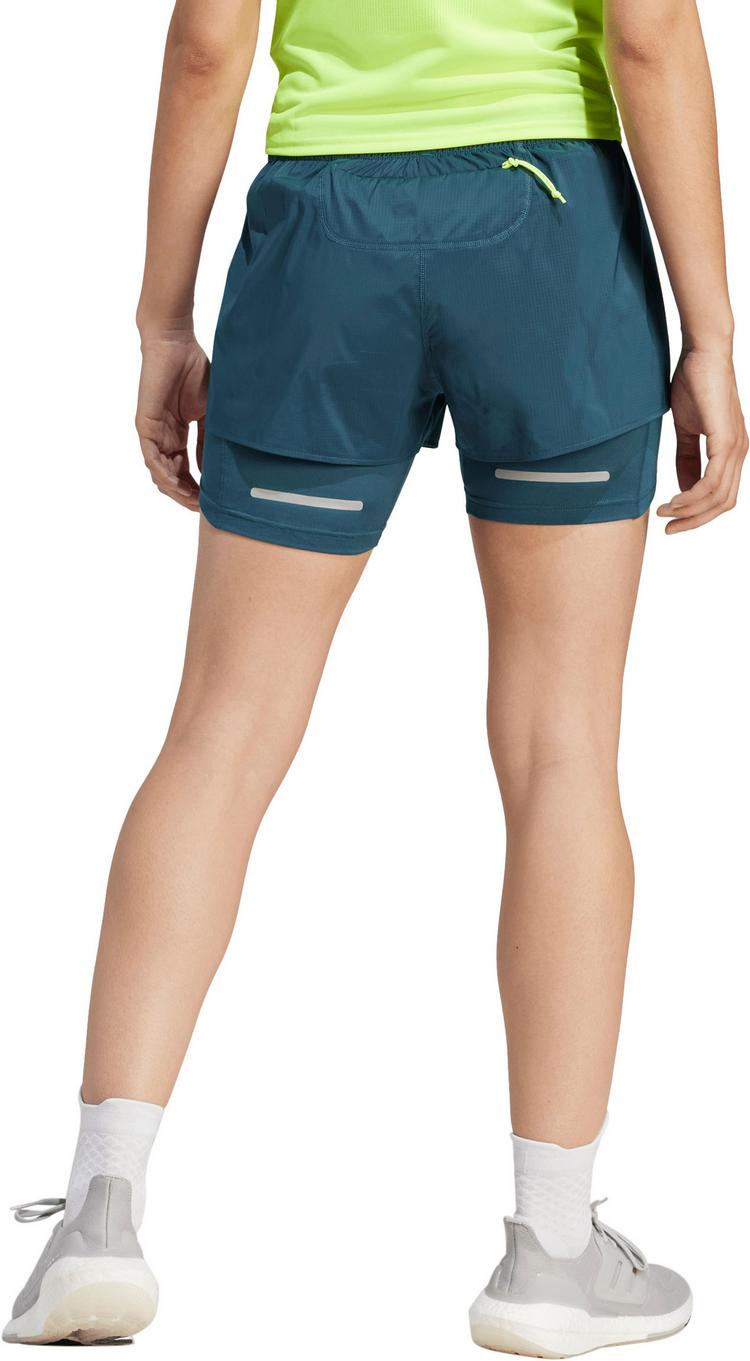 adidas adidas ULTI Funktionsshorts Damen - arctic night-lucid lemon - 1 | SportScheck