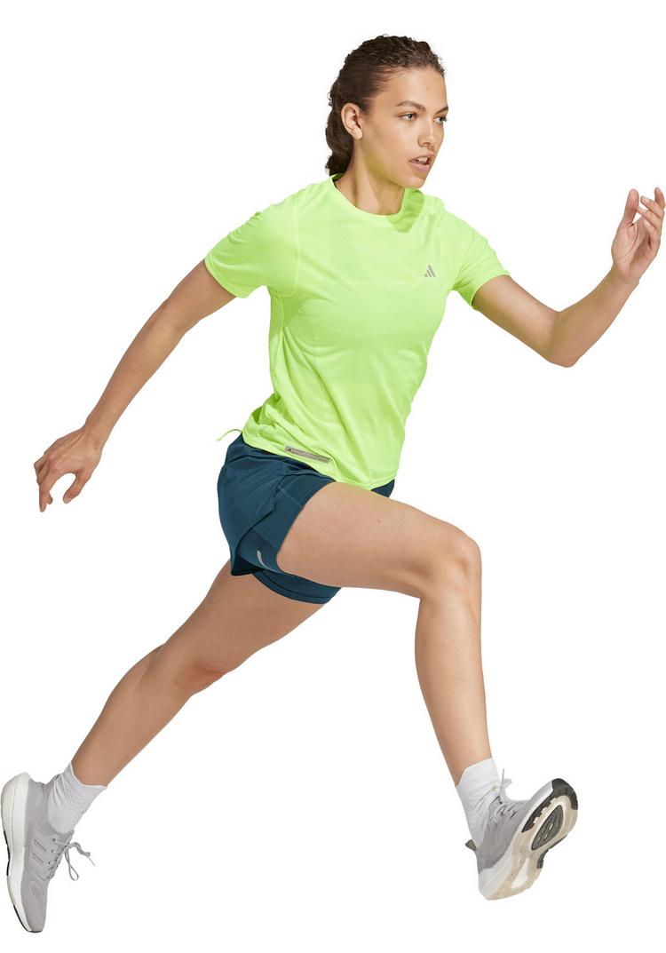 adidas adidas ULTI Funktionsshorts Damen - arctic night-lucid lemon - 2 | SportScheck