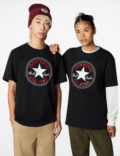 Rückansicht von CONVERSE All Star Patch T-Shirt Herren converse black