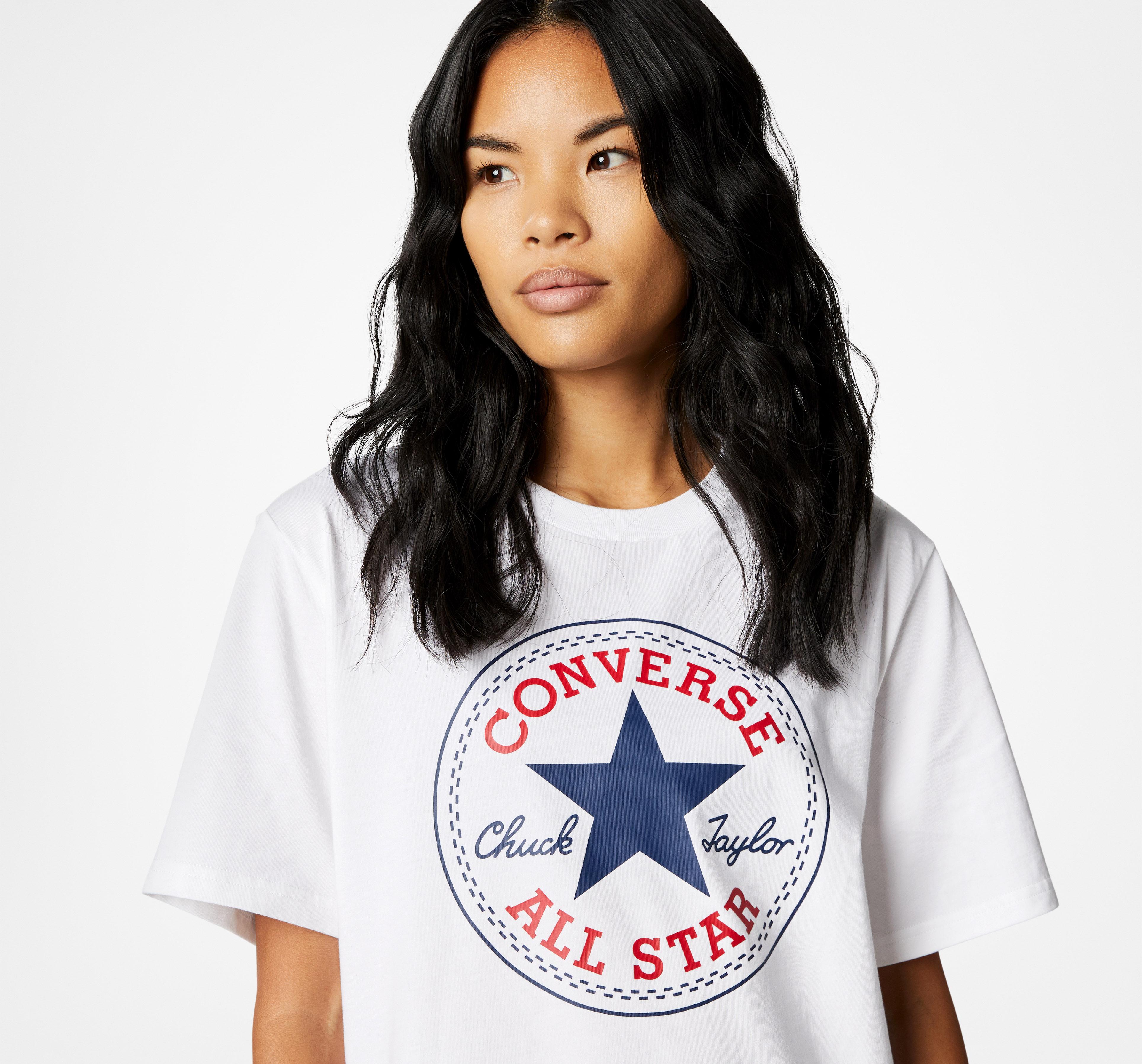 CONVERSE All Star Patch T Shirt Herren white im Online Shop von SportScheck kaufen