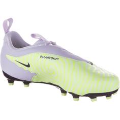 Rückansicht von Nike JR PHANTOM GX ACADEMY FG/MG Fußballschuhe Kinder barely volt-gridiron-barely grape