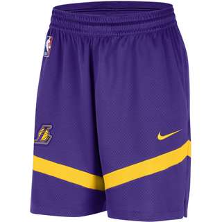 Nike Los Angeles Lakers Basketball-Shorts Herren field purple-amarillo-amarillo