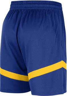 Rückansicht von Nike Golden State Warriors Basketball-Shorts Herren rush blue-amarillo