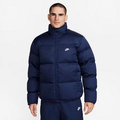 Rückansicht von Nike NSW Club Steppjacke Herren midnight navy-white