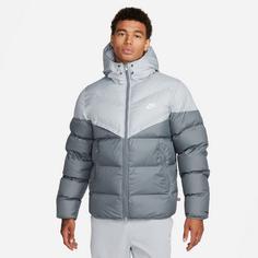 Rückansicht von Nike Steppjacke Herren light smoke grey-smoke grey-sail