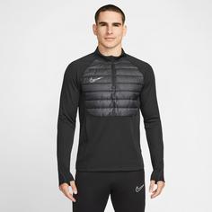 Rückansicht von Nike Academy Winter Warrior Funktionsshirt Herren black-anthracite-reflective silv