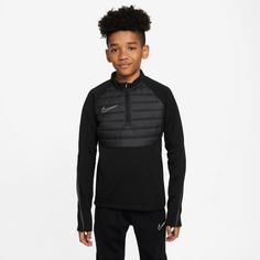 Rückansicht von Nike Academy Winter Warrior Funktionsshirt Kinder black-anthracite-reflective silv